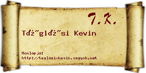 Téglási Kevin névjegykártya